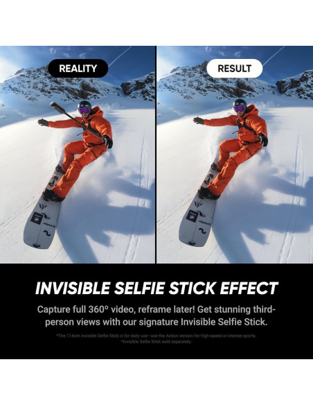 Cámara de acción Insta360 X5 8K 360 72MP impermeable Cámara de acción Insta360 X5 8K 360 72MP impermeable