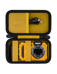 Funda Dura Impermeable Kodak PIXPRO WPZ2 Amarilla 16.5x9.8cm