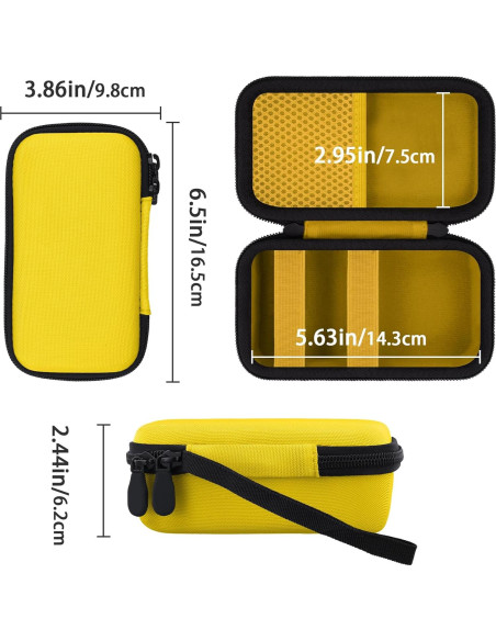 Funda Dura Impermeable Kodak PIXPRO WPZ2 Amarilla 16.5x9.8cm