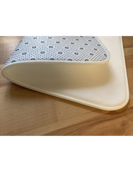 Alfombra de Baño Vintage 3dRose 58x45 cm Antideslizante