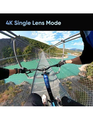 Cámara de Acción 360 Insta360 X3 5.7K 72MP a Prueba de Agua