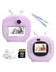 Cámara Instantánea Joytrip para Niños 3-10 Años con SD 32GB