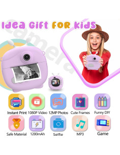 Cámara Instantánea Joytrip para Niños 3-10 Años con SD 32GB 2