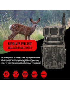 Cámara de Caza Celular Stealth Cam Revolver 40MP Pro 360 2