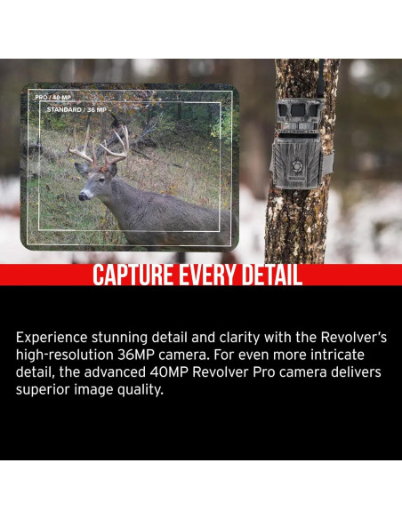 Cámara de Caza Celular Stealth Cam Revolver 40MP Pro 360