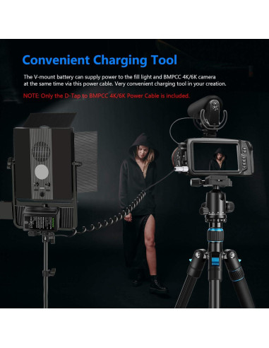 Cable de Alimentación D-Tap a BMPCC 4K/6K Weipu 40-127 cm