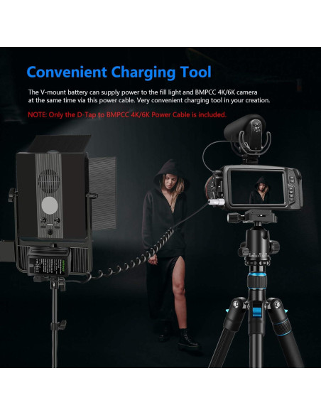 Cable de Alimentación D-Tap a BMPCC 4K/6K Weipu 40-127 cm