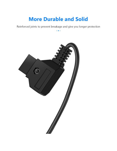 Cable de Alimentación D-Tap a BMPCC 4K/6K Weipu 40-127 cm