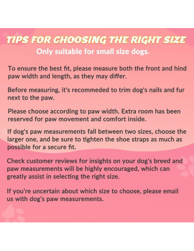 Zapatos para Perros SlowTon T.5 Rosa - Botas Transpirables