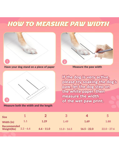 Zapatos para Perros SlowTon T.5 Rosa - Botas Transpirables