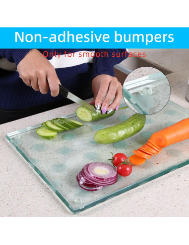 Almohadillas Antideslizantes para Mesas de Vidrio Pretwad - 100 Piezas