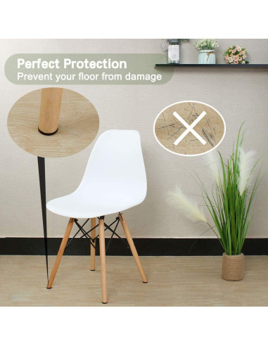 Almohadillas de Fieltro Autoadhesivas uxcell 50pcs 22x5mm