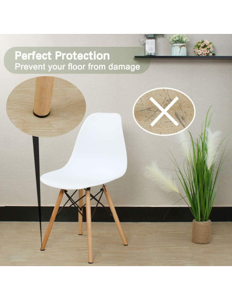 Almohadillas de Fieltro Autoadhesivas uxcell 50pcs 22x5mm