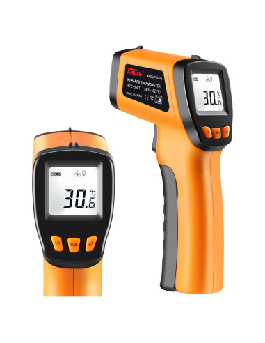 Pistola Termómetro Infrarrojo XRCLIF -50C a 550C LCD