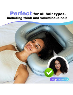 Lavabo Inflable para Lavar Cabello Efforest - Portátil y Ergonómico 2