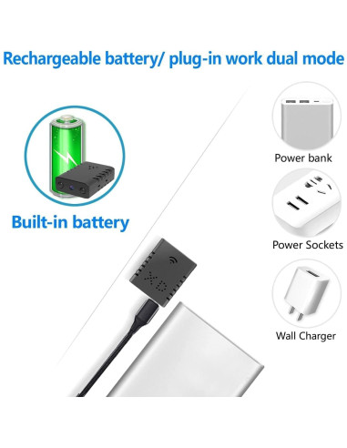 Cámara WiFi Inalámbrica XDWIFI Pro 1080P con Batería y Visión Nocturna