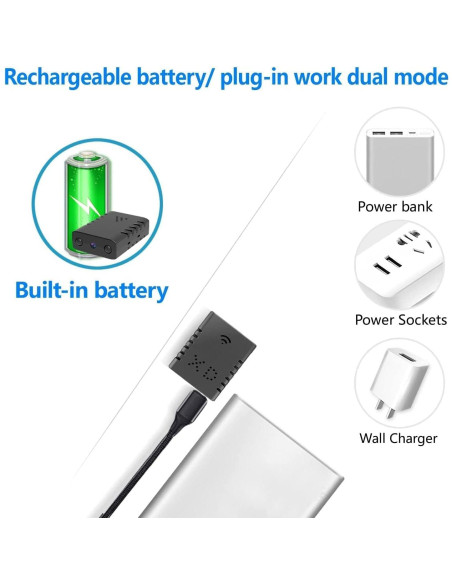 Cámara WiFi Inalámbrica XDWIFI Pro 1080P con Batería y Visión Nocturna