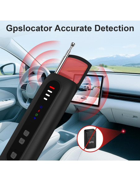 Detector de Cámara Oculta Aduzirun T07 - Sensibilidad Ajustable