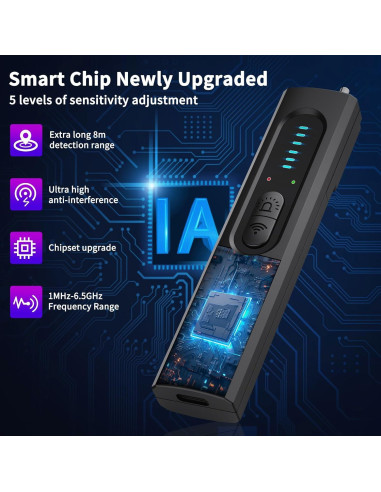 Detector de Cámara Oculta Nilone X13, 5 Niveles Sensibilidad