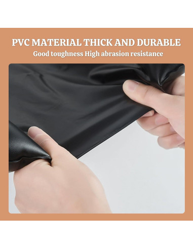 Cuenca de Champú Portátil Inflable ZHUOMINGJIA 2 Pcs Negro