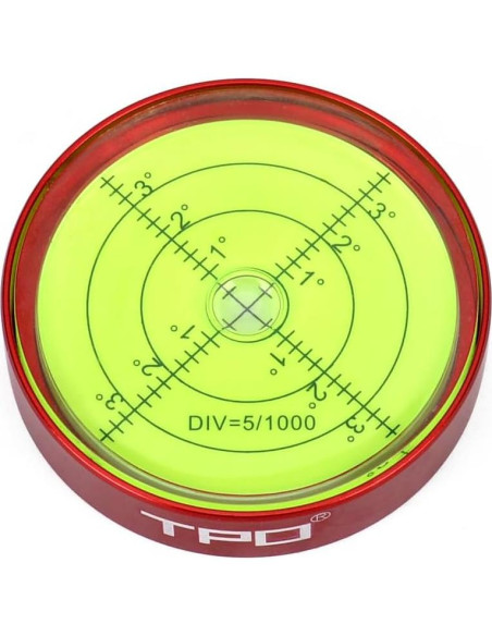 Nivel de Burbuja Pequeño Eastern Tactical Supply 6.35 cm Rojo
