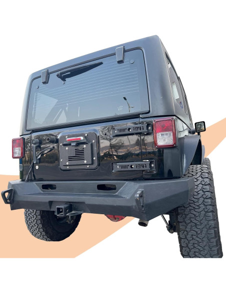 Soporte de Bisagra de Puerta Trasera XOOKUN 2PCS Acero Reforzado