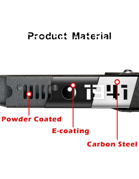 Soporte de Bisagra de Puerta Trasera XOOKUN 2PCS Acero Reforzado