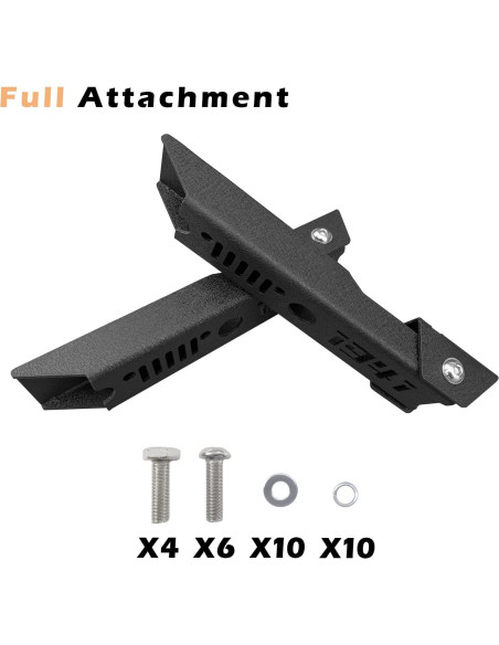Soporte de Bisagra de Puerta Trasera XOOKUN 2PCS Acero Reforzado