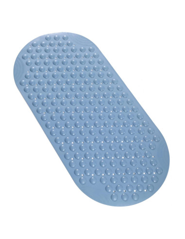 Alfombra de Baño Antideslizante Mantto 89x41cm Azul TPE