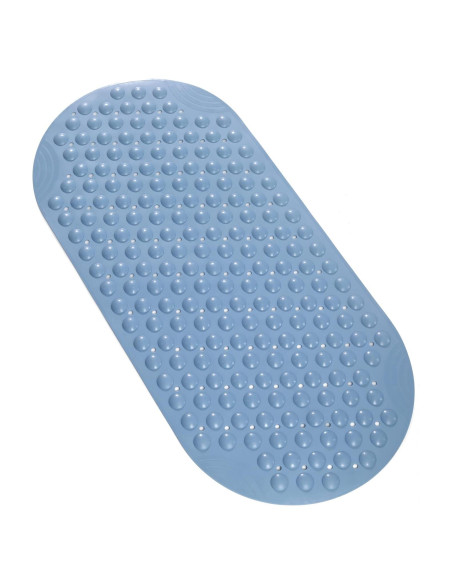 Alfombra de Baño Antideslizante Mantto 89x41cm Azul TPE