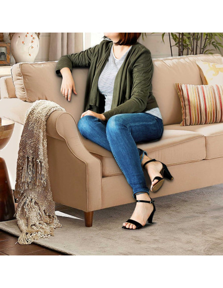 Patas de Madera AORYVIC 10 cm Color Marrón - Paquete de 4