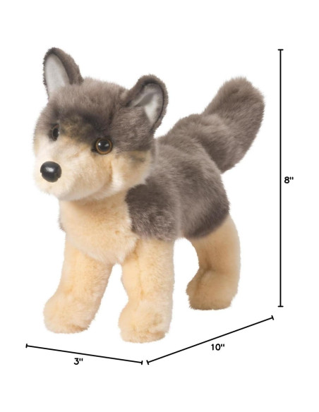 Lobo de Peluche Dancer 25 cm Douglas - Juguete Realista