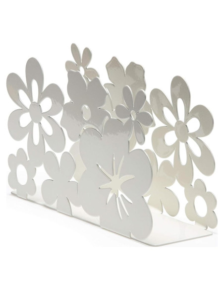 Soporte de Servilletas Mango Steam Blanco Moderno Metal 10.16 cm
