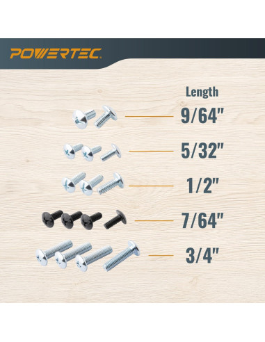 Placa Base Router POWERTEC 6.5" con Cono y Pin de Centrados