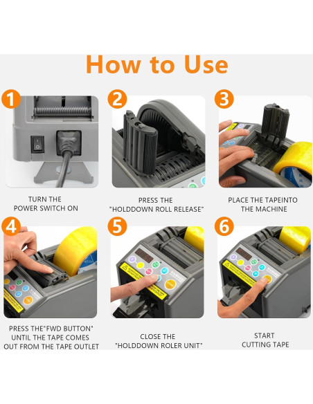 Cortadora Automática de Cinta KIUSUOZI 6-60mm, 5-999mm