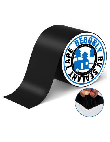 Cinta Selladora Butílica Impermeable Bebobly 15.24 m x 15.24 cm