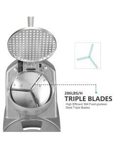 Máquina de Hielo Raspado Eléctrica BI-DTOOL 380W 130Kg/h 2