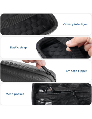 Funda ProCase para 2 Discos Duros Externos 2.5" Gris Oscuro