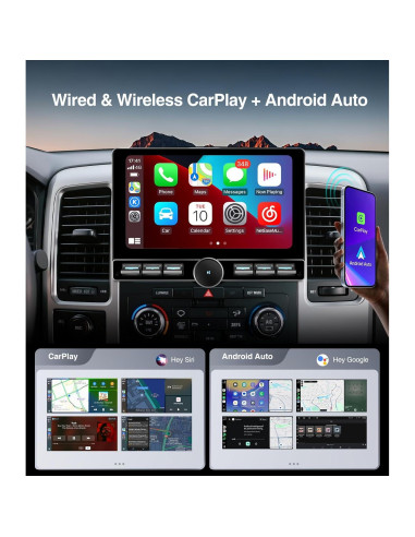 Estéreo de Coche AINAVITO para Ford F150 2004-2008, 10" QLED