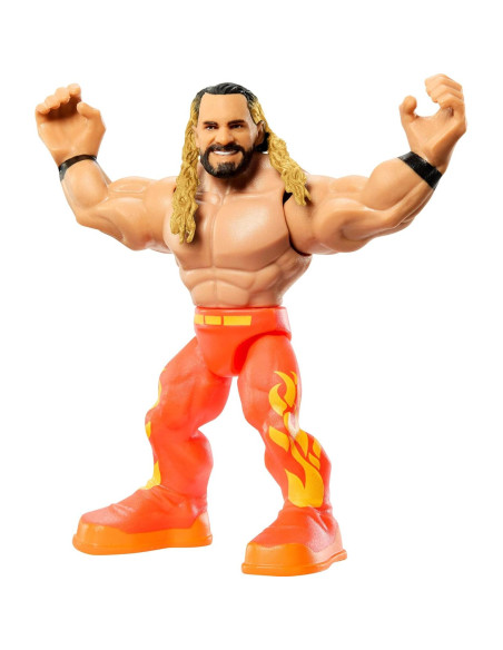 Set de Juego WWE Knuckle Crunchers Mattel con Ring y Seth Rollins Set de Juego WWE Knuckle Crunchers Mattel con Ring y Seth Rollins