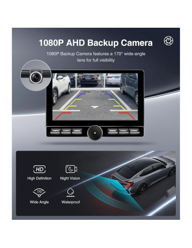 Estéreo de Coche AINAVITO para Ford F150 2004-2008, 10" QLED