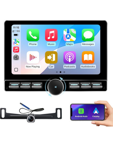 Estéreo de Coche AINAVITO para Ford F150 2004-2008, 10" QLED