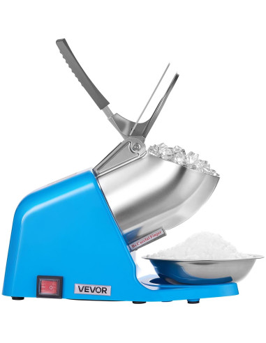 Máquina Trituradora de Hielo VEVOR 130kg/h 300W Azul