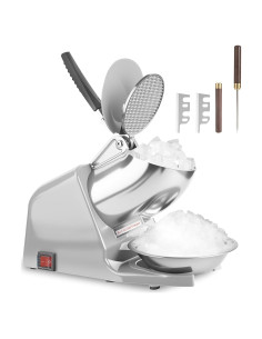 Trituradora de Hielo Eléctrica Shcazhcx 65 kg/h Doble Cuchilla