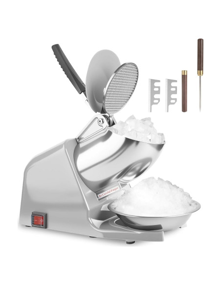 Trituradora de Hielo Eléctrica Shcazhcx 65 kg/h Doble Cuchilla