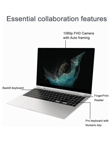 Laptop 2-en-1 Samsung Galaxy Book2 Pro 360 15.6" FHD, i7, 16GB RAM, 1TB SSD