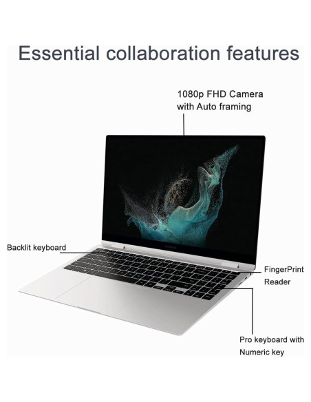 Laptop 2-en-1 Samsung Galaxy Book2 Pro 360 15.6" FHD, i7, 16GB RAM, 1TB SSD Laptop 2-en-1 Samsung Galaxy Book2 Pro 360 15.6" FHD, i7, 16GB RAM, 1TB SSD