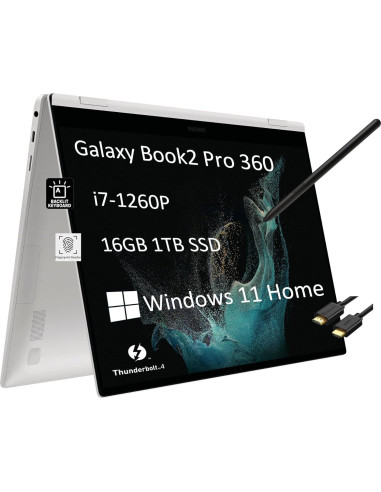 Laptop 2-en-1 Samsung Galaxy Book2 Pro 360 13.3" FHD