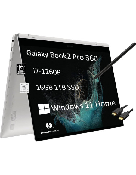 Laptop 2-en-1 Samsung Galaxy Book2 Pro 360 13.3" FHD Laptop 2-en-1 Samsung Galaxy Book2 Pro 360 13.3" FHD