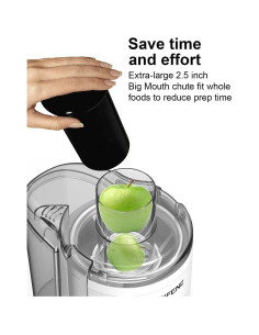 Exprimidor Centrífugo Compacto SIFENE AMR512 500W Blanco 2